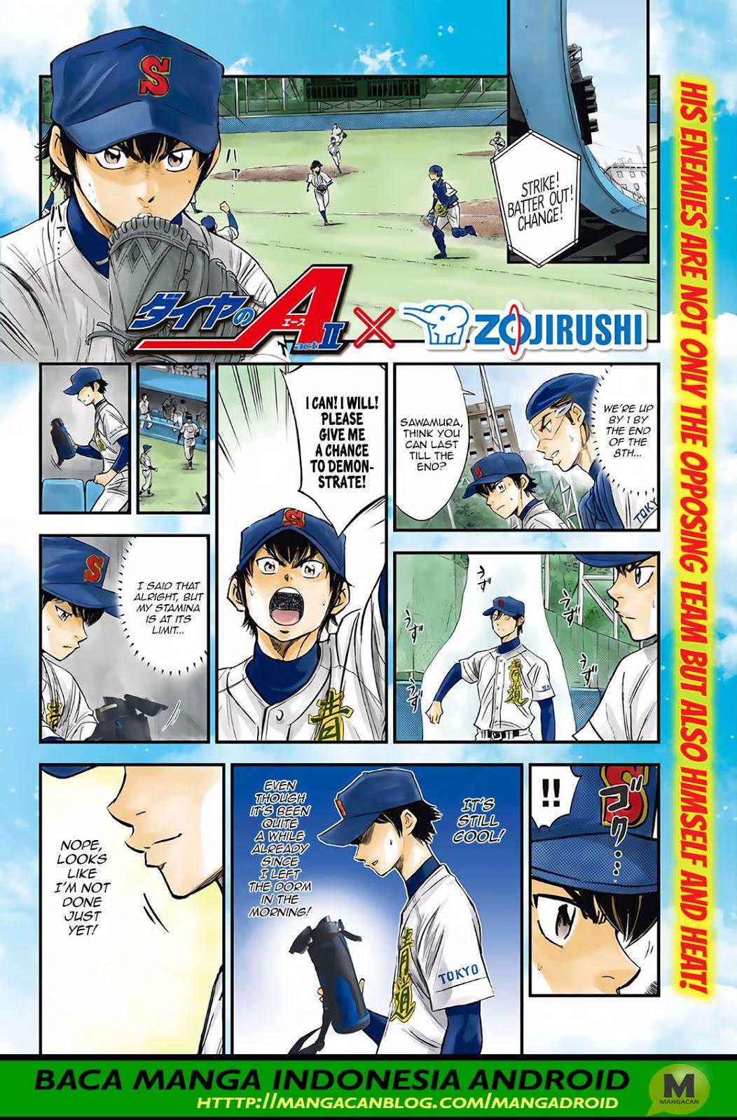 Diamond no Ace Act 2 Bab 161 halaman 21