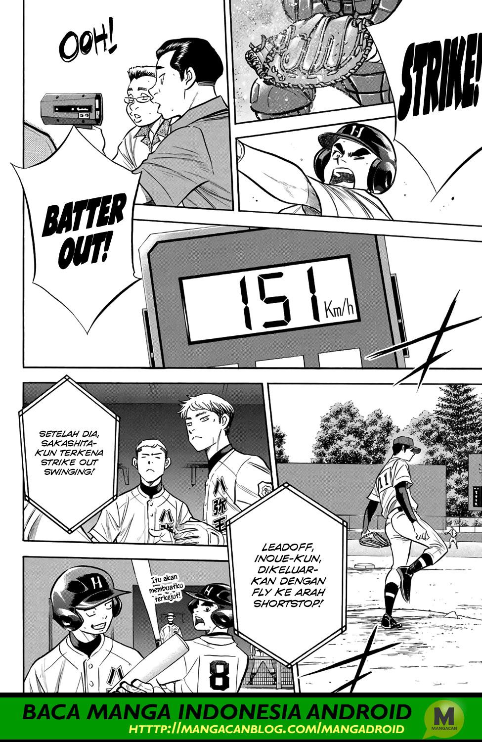 Diamond no Ace Act 2 Bab 162 halaman 5