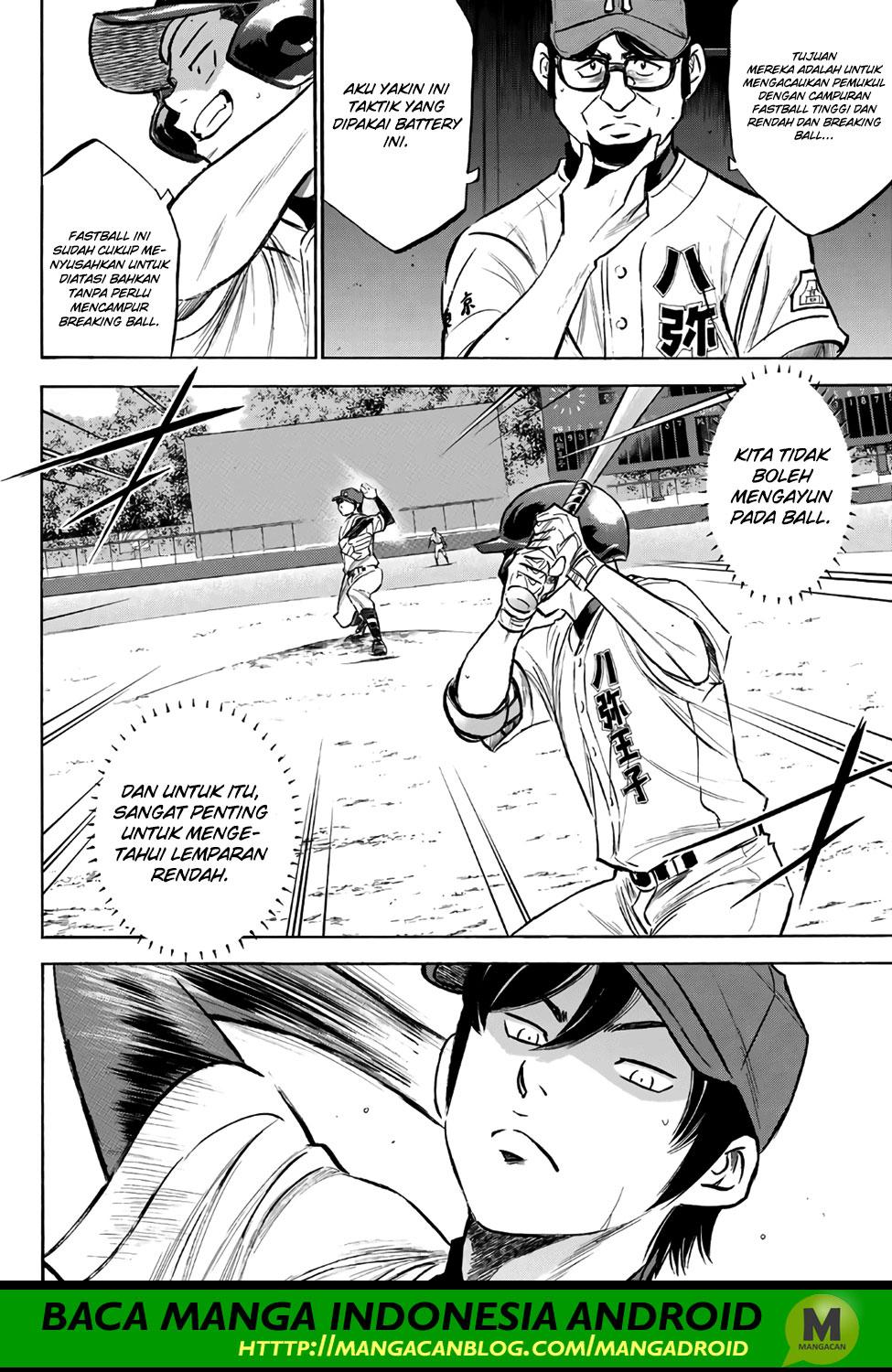 Diamond no Ace Act 2 Bab 162 halaman 9