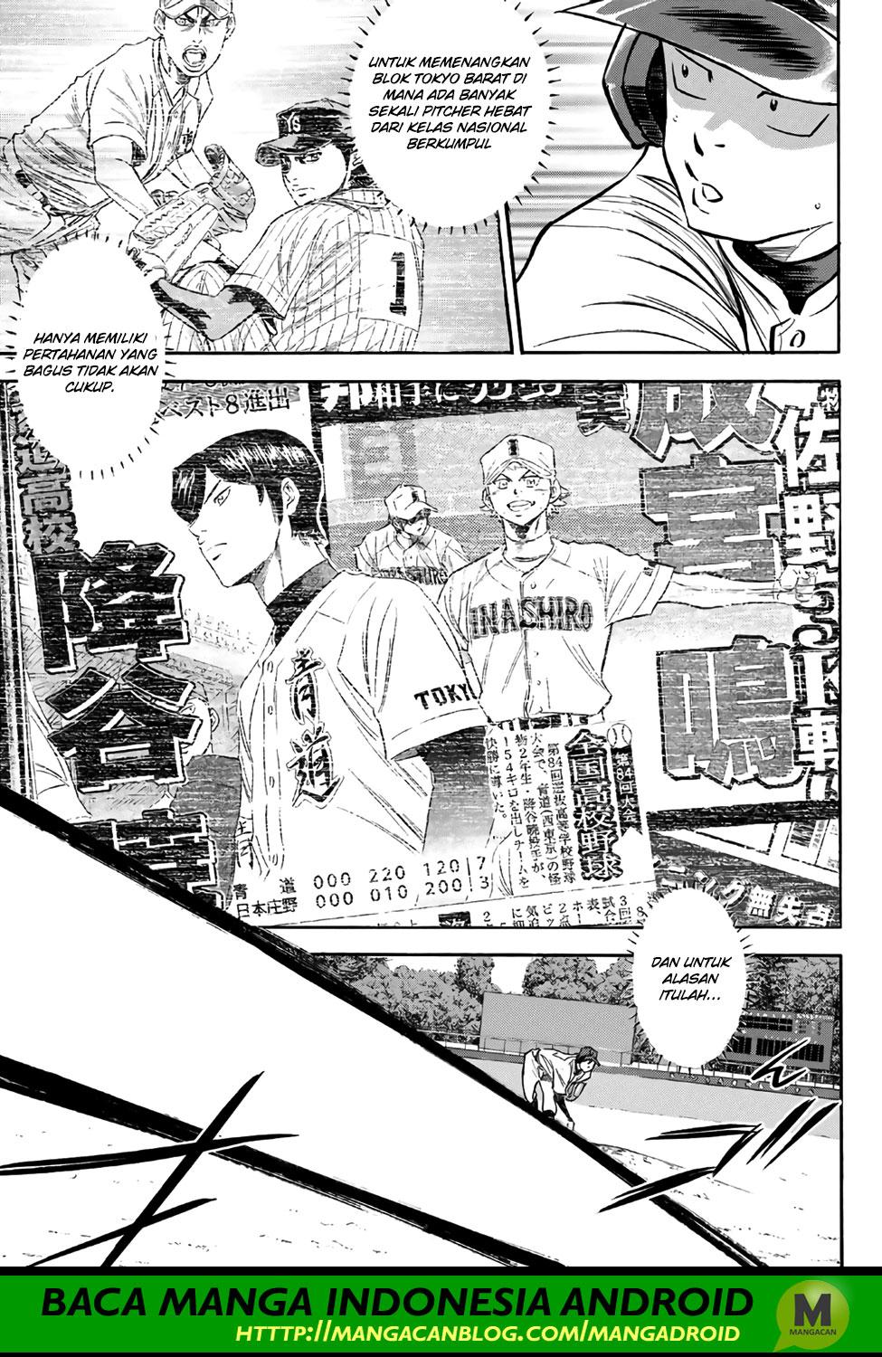 Diamond no Ace Act 2 Bab 162 halaman 10
