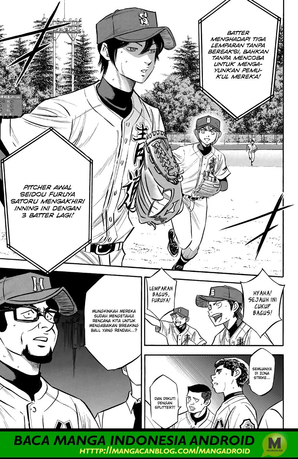 Diamond no Ace Act 2 chapter 163 halaman 10