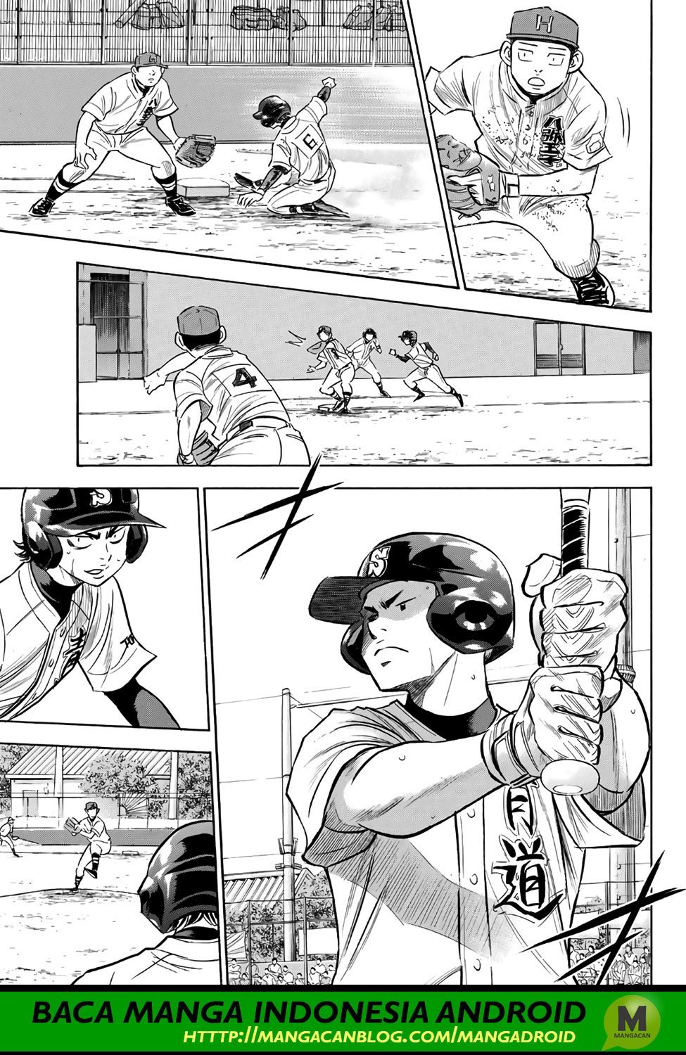 Diamond no Ace Act 2 chapter 163 halaman 18
