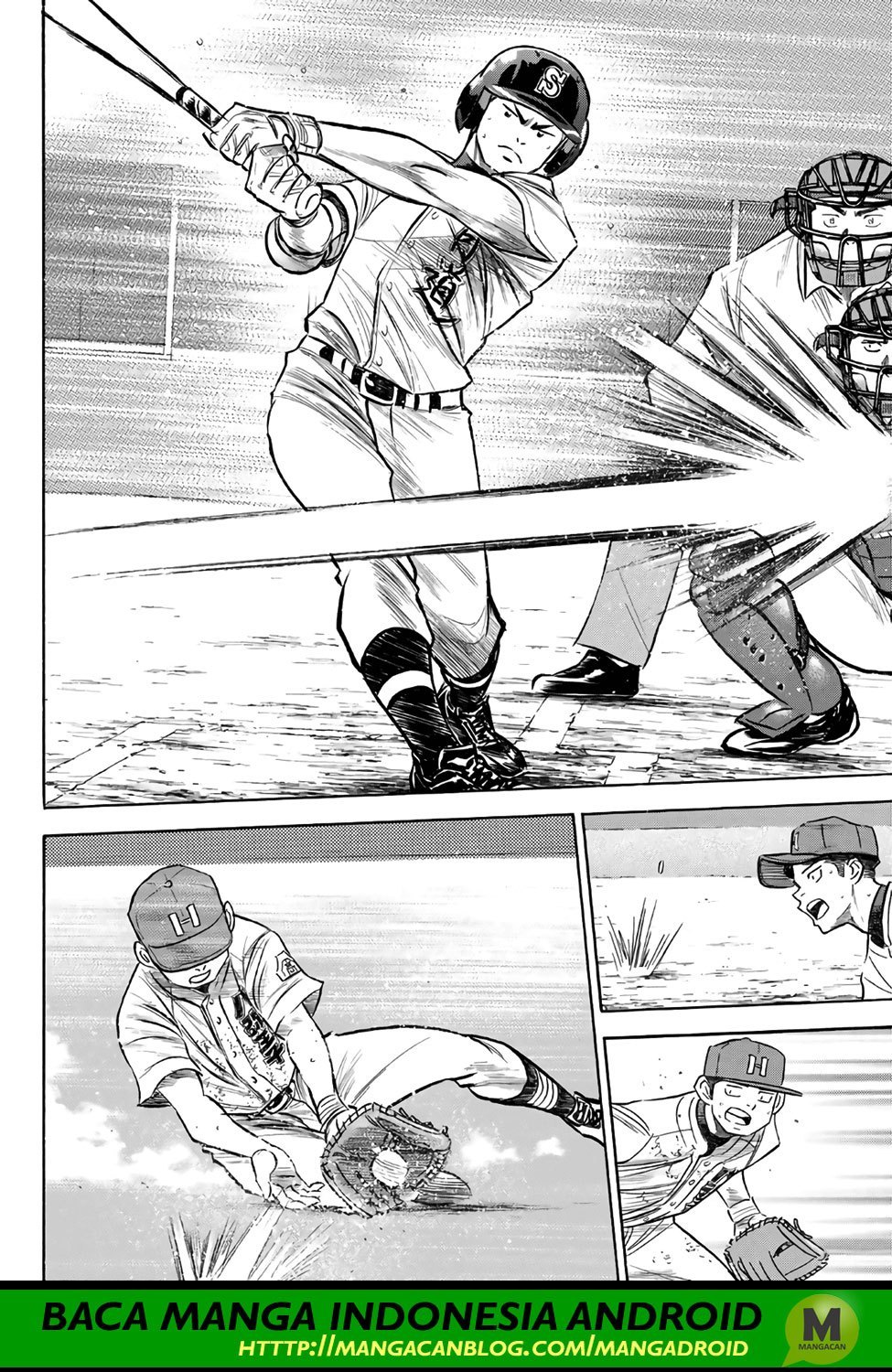 Diamond no Ace Act 2 chapter 163 halaman 19