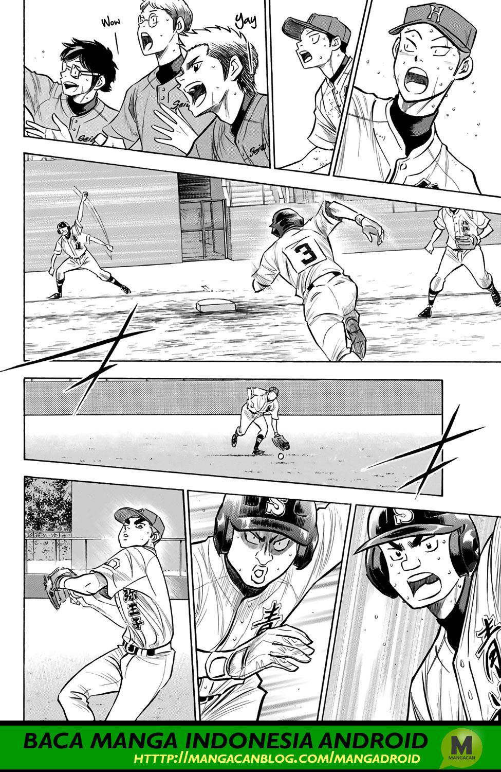 Diamond no Ace Act 2 Bab 164 halaman 4