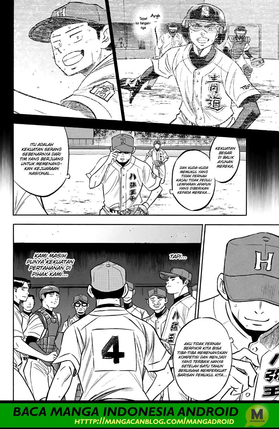 Diamond no Ace Act 2 Bab 164 halaman 8