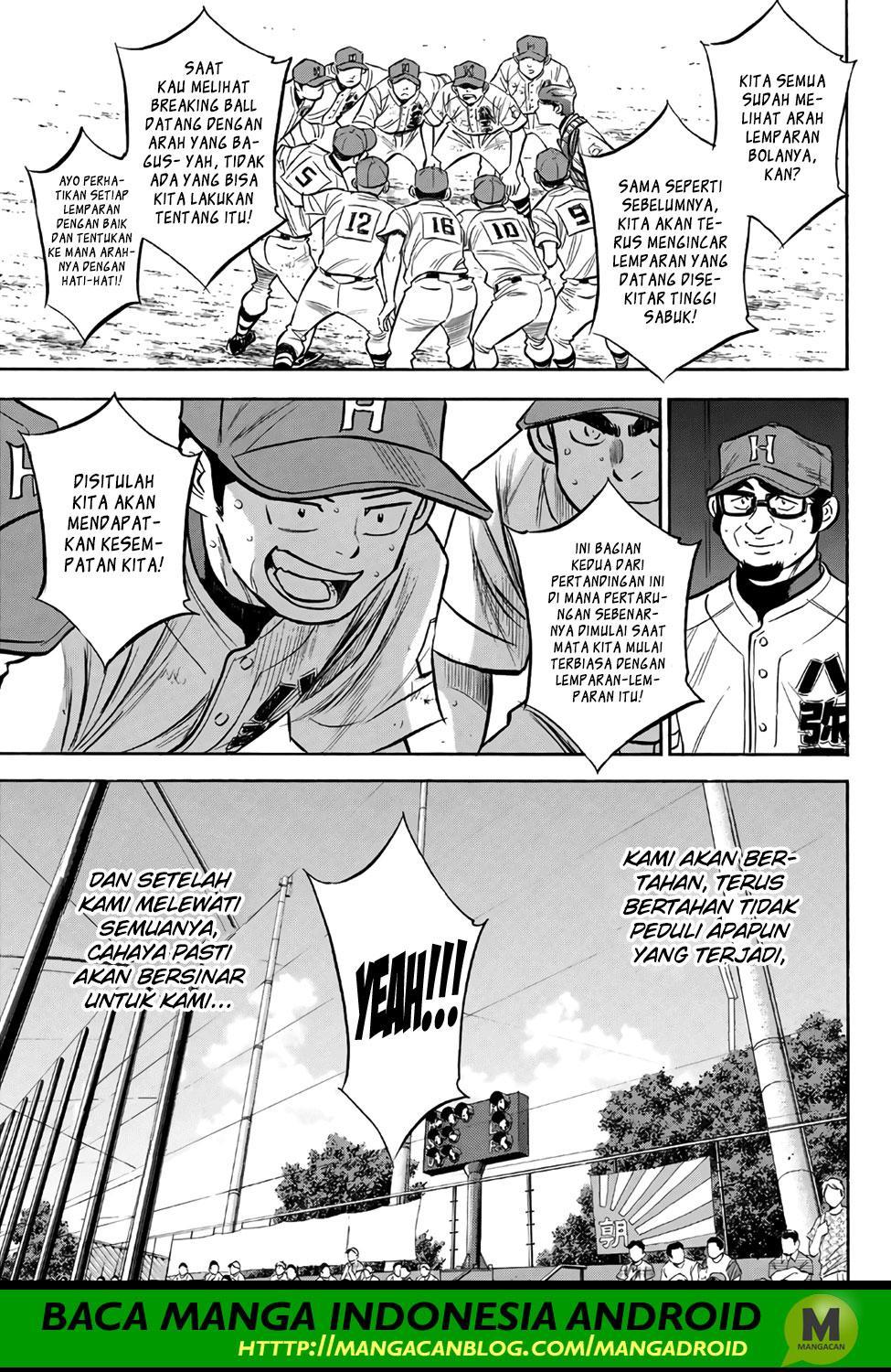 Diamond no Ace Act 2 Bab 164 halaman 9