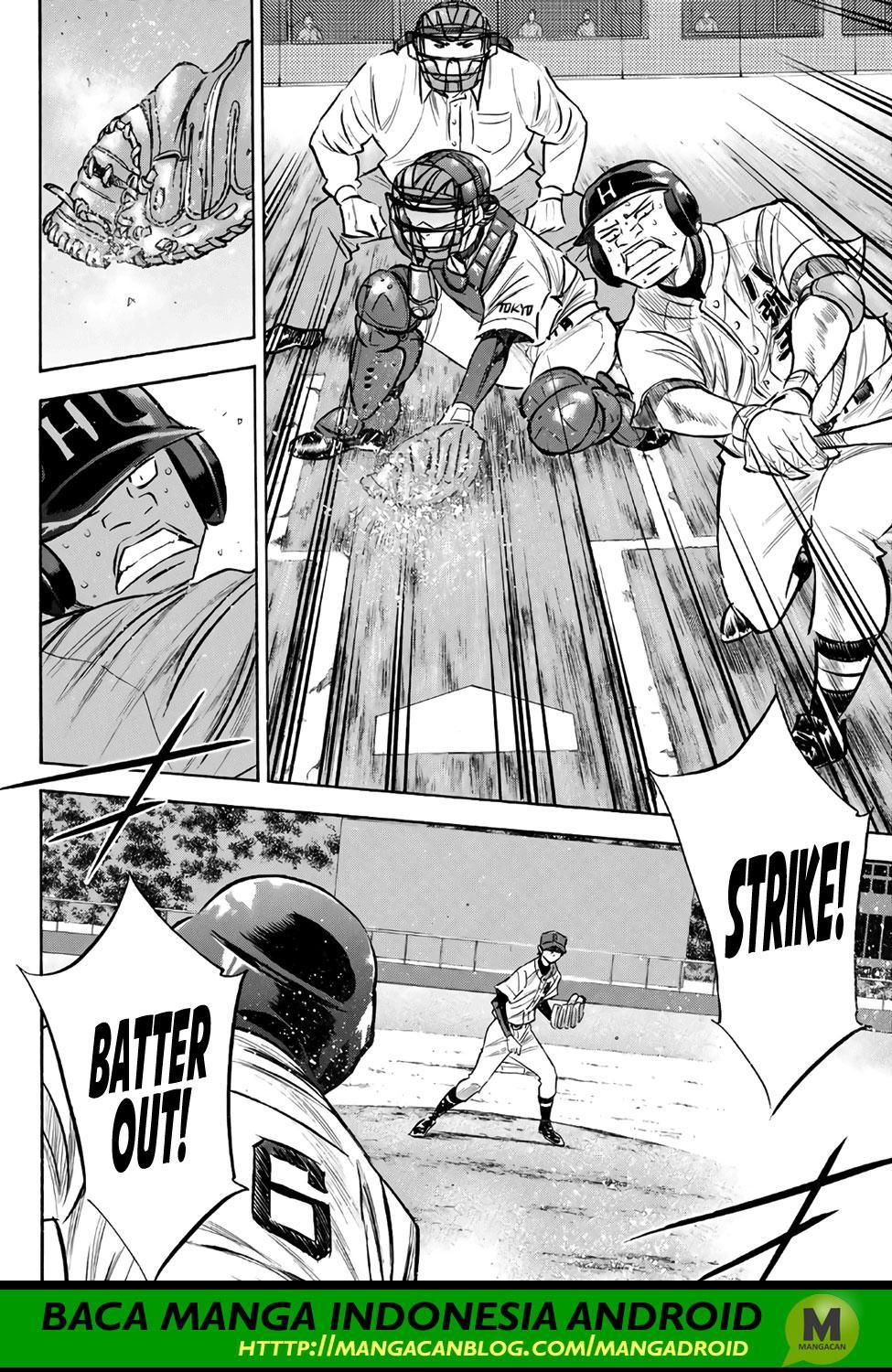 Diamond no Ace Act 2 Bab 164 halaman 13