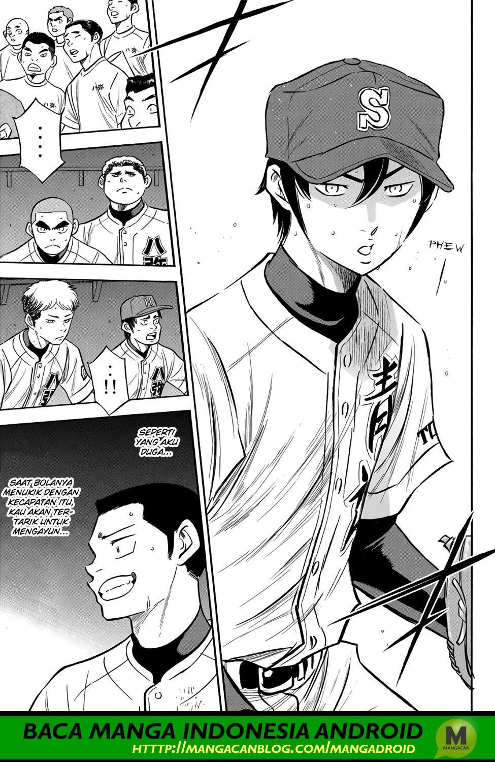 Diamond no Ace Act 2 Bab 164 halaman 14