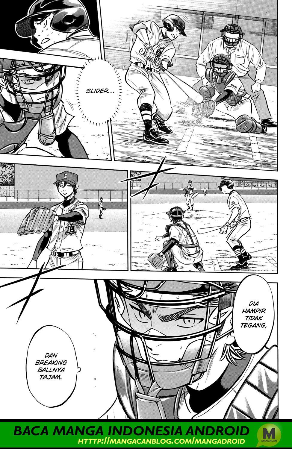 Diamond no Ace Act 2 Bab 164 halaman 16