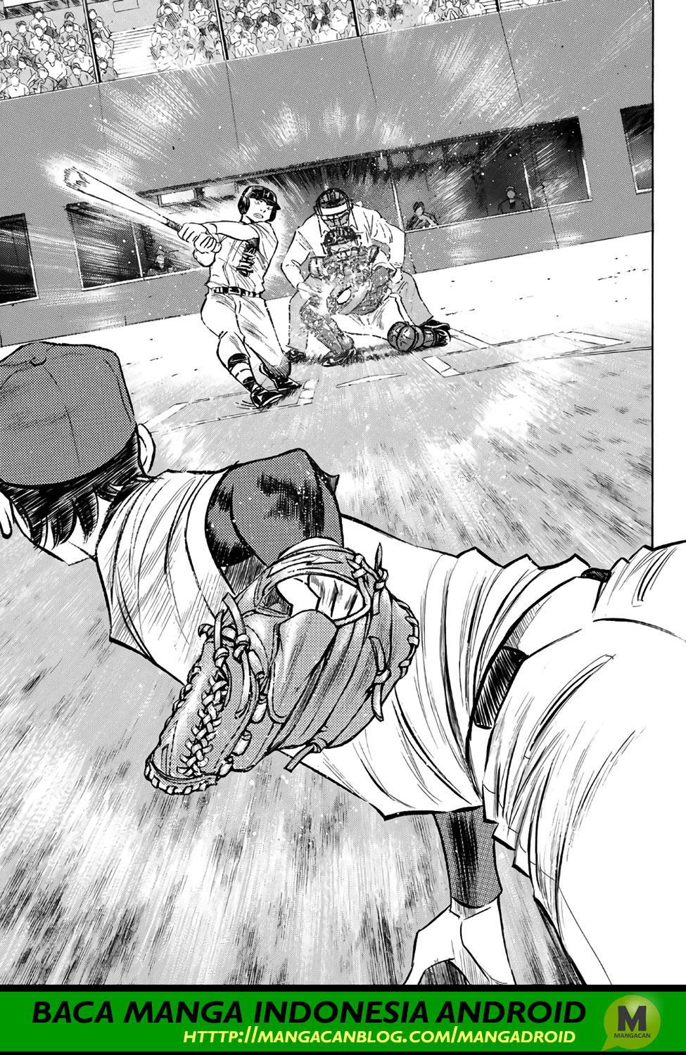 Diamond no Ace Act 2 Bab 164 halaman 18