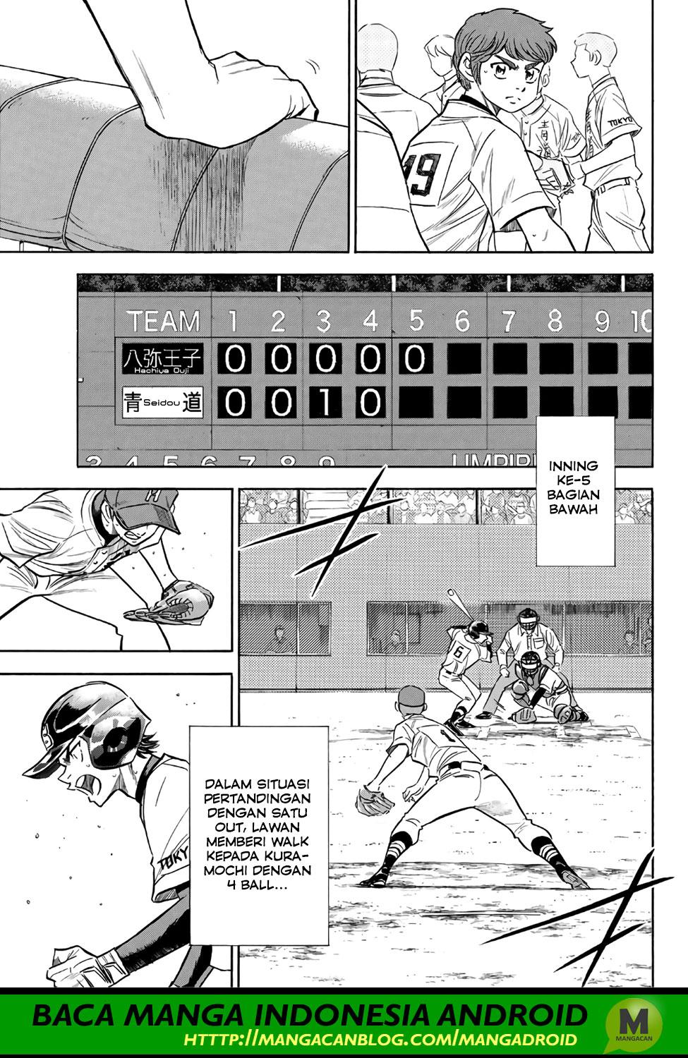 Diamond no Ace Act 2 Bab 165 halaman 8