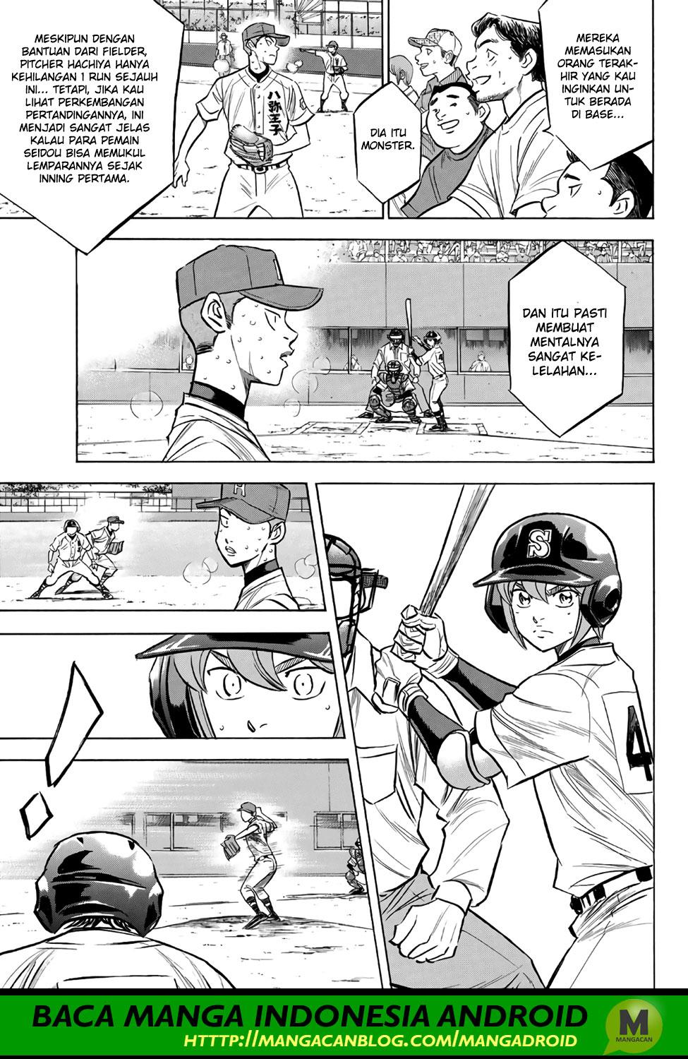 Diamond no Ace Act 2 Bab 165 halaman 10