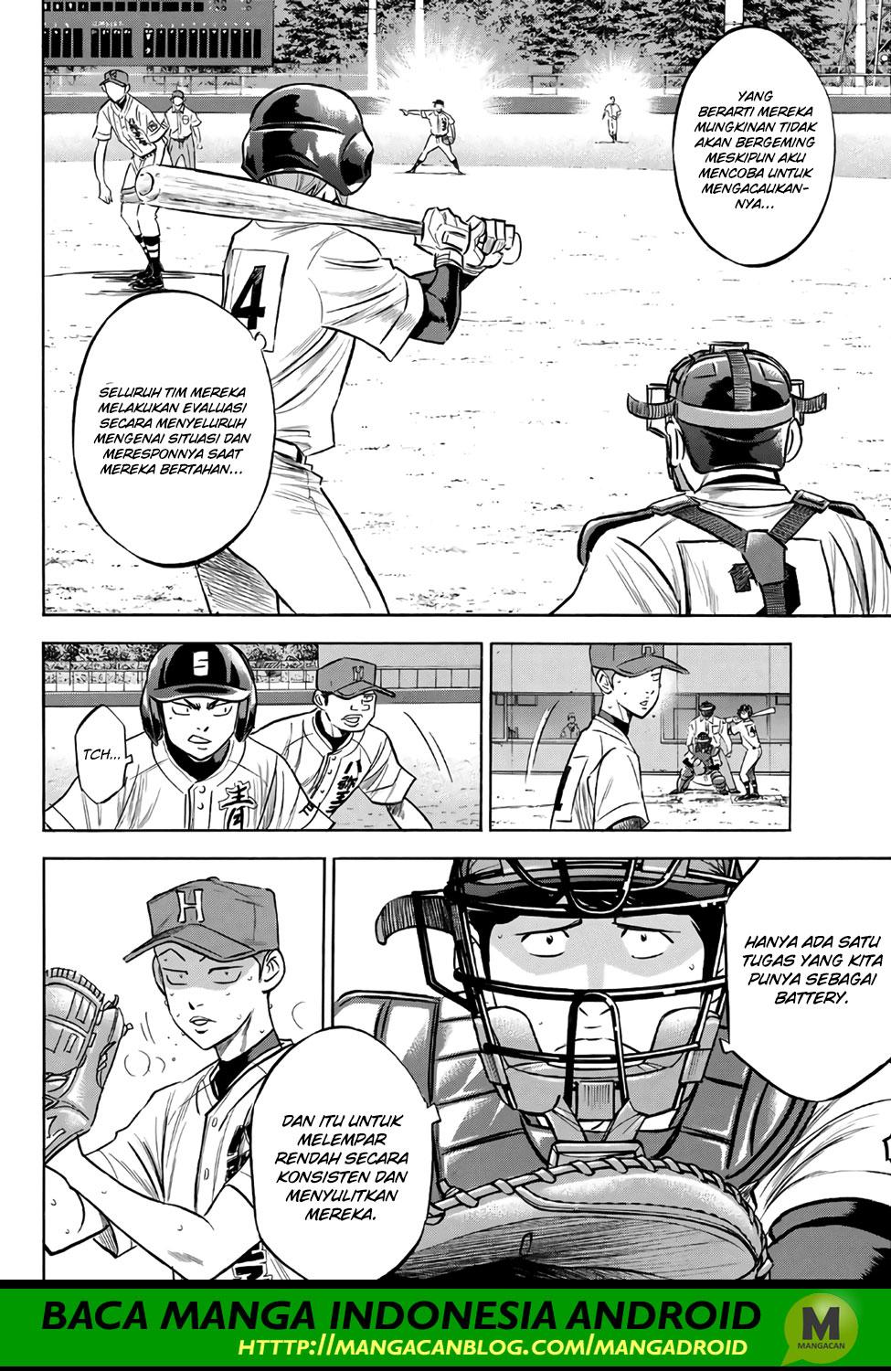 Diamond no Ace Act 2 Bab 165 halaman 13
