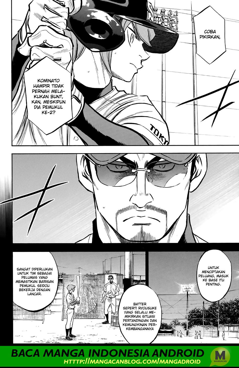 Diamond no Ace Act 2 Bab 165 halaman 15