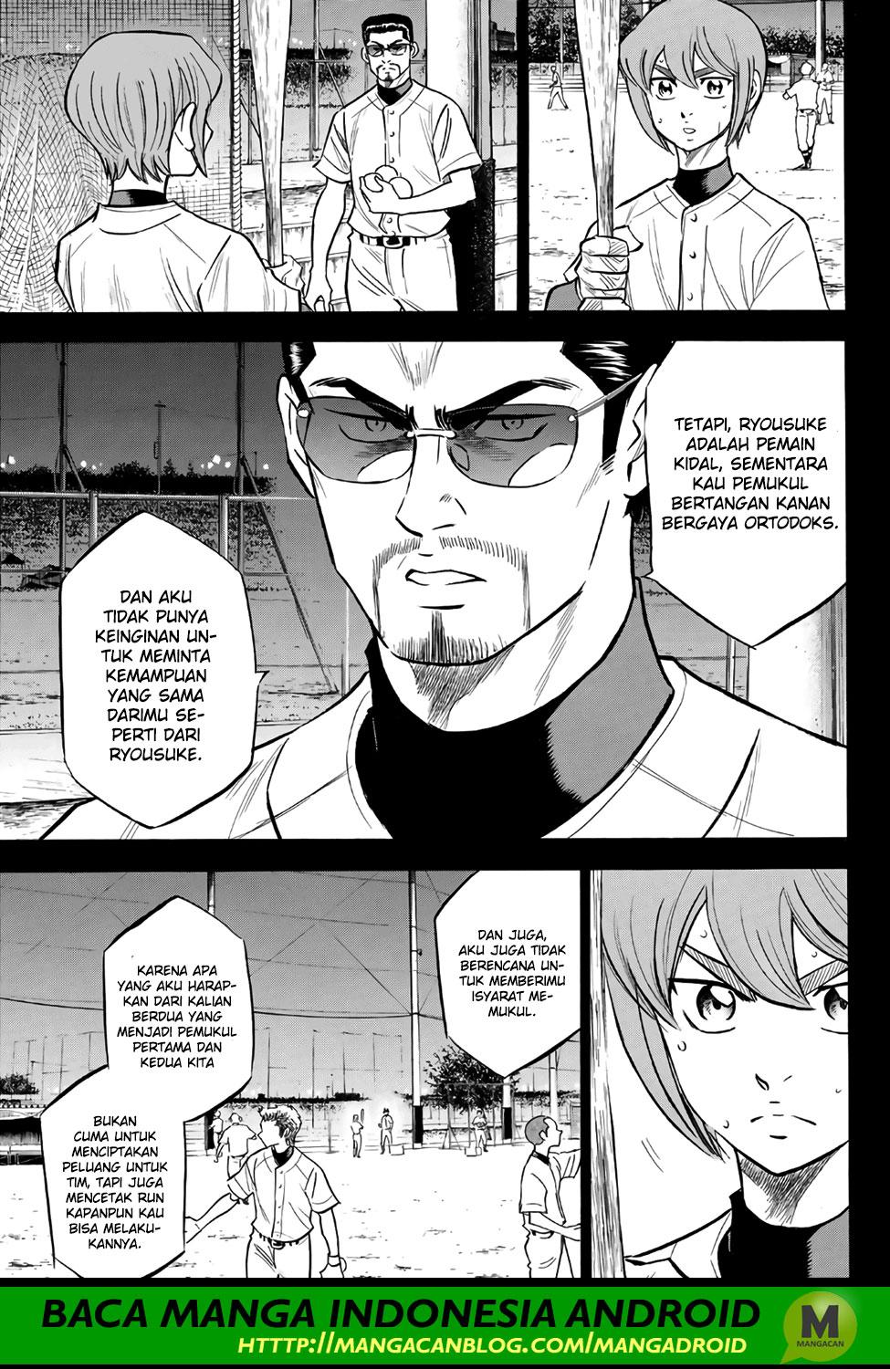 Diamond no Ace Act 2 Bab 165 halaman 16