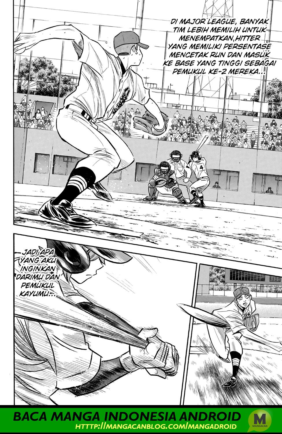 Diamond no Ace Act 2 Bab 165 halaman 17