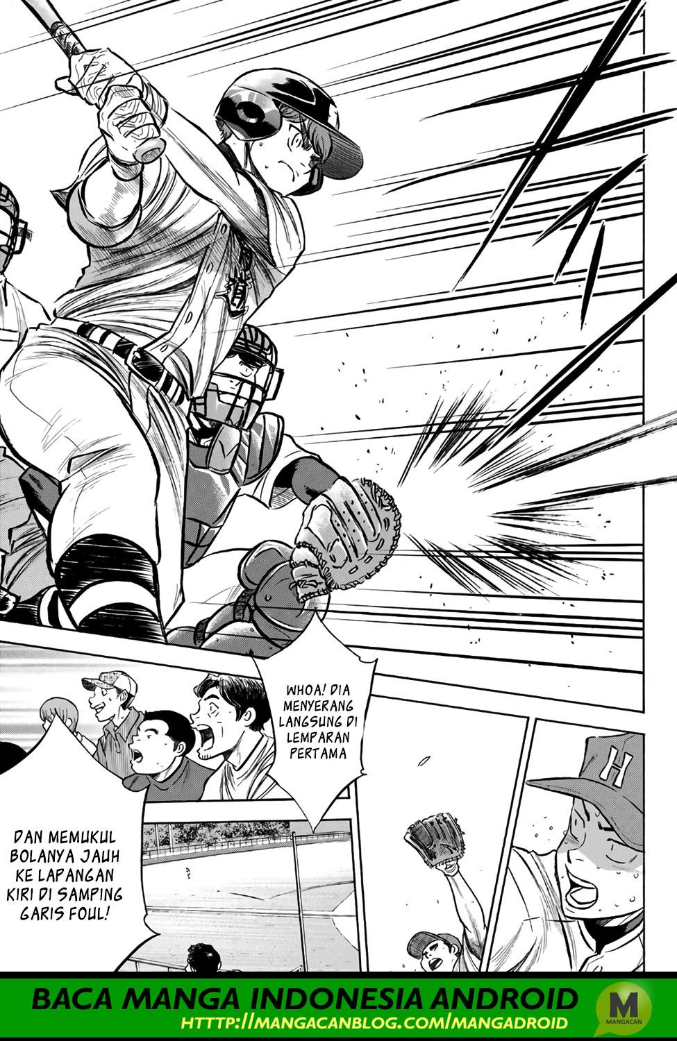 Diamond no Ace Act 2 Bab 167 halaman 3