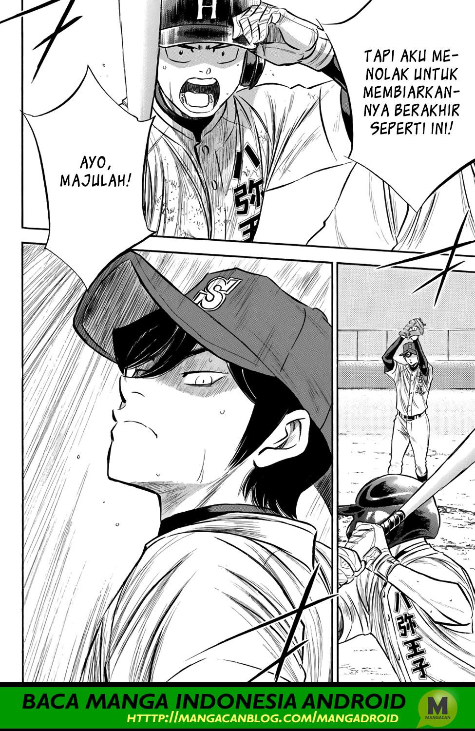 Diamond no Ace Act 2 Bab 167 halaman 8
