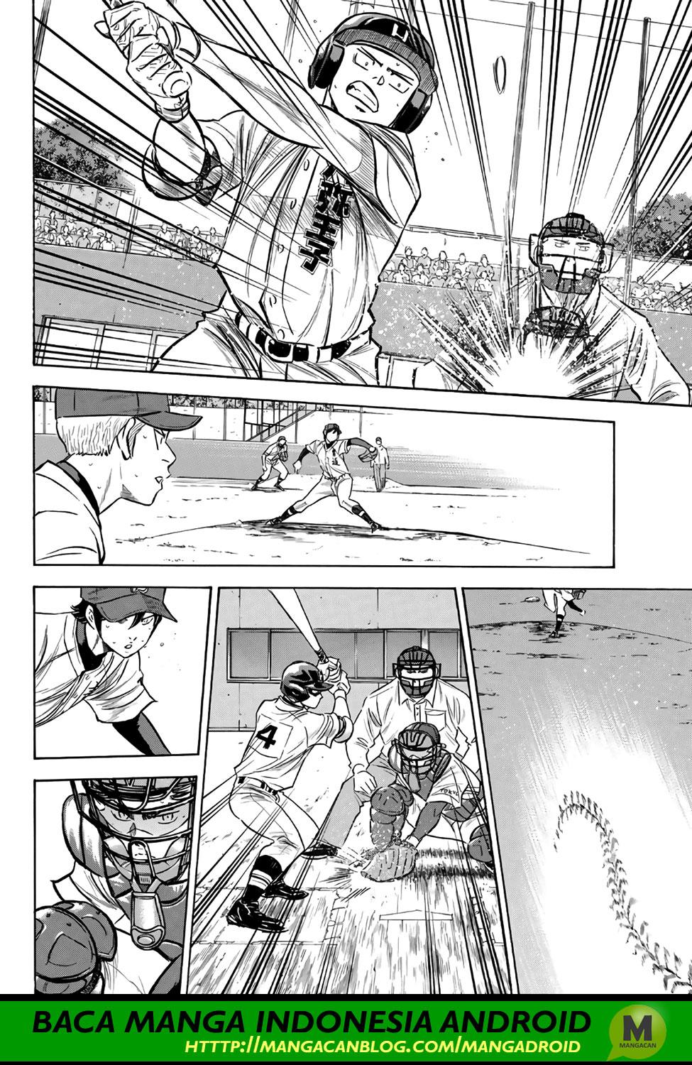 Diamond no Ace Act 2 Bab 167 halaman 10