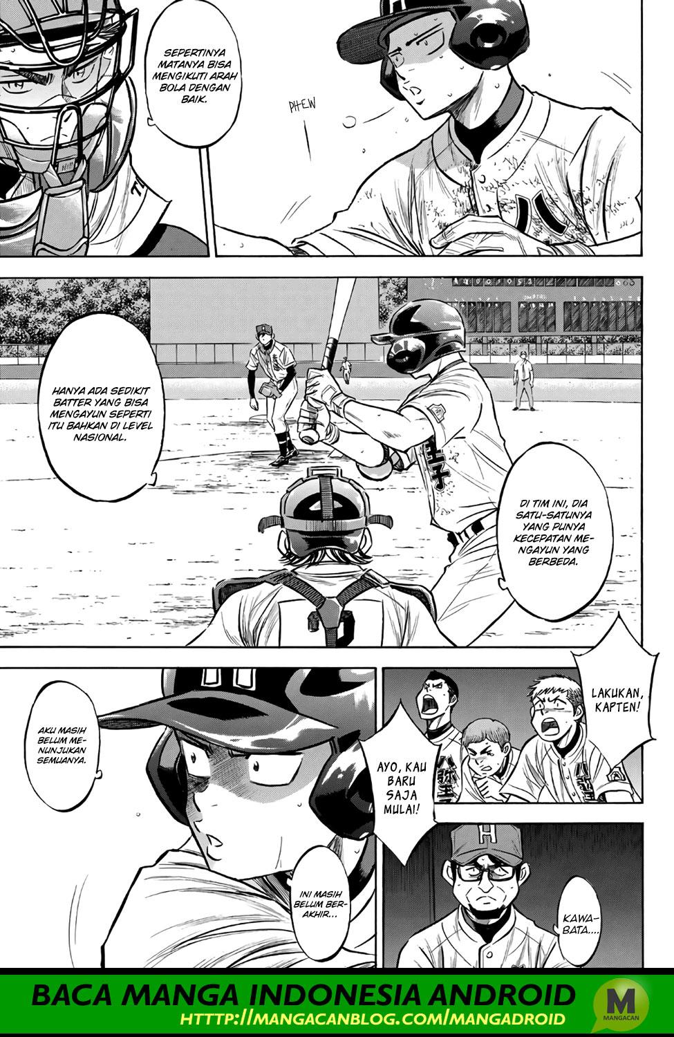 Diamond no Ace Act 2 Bab 167 halaman 11