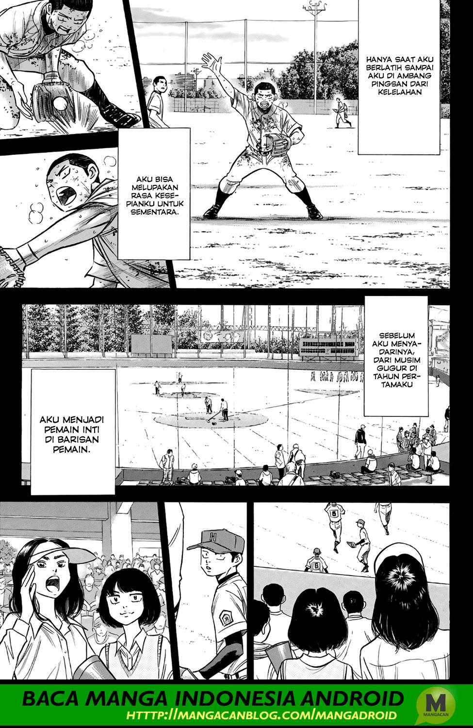 Diamond no Ace Act 2 Bab 167 halaman 15