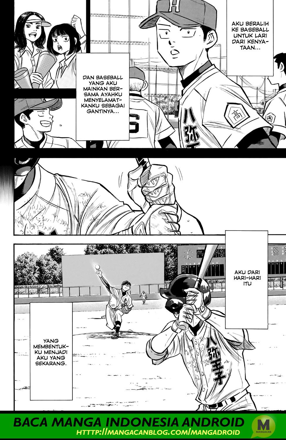 Diamond no Ace Act 2 Bab 167 halaman 16
