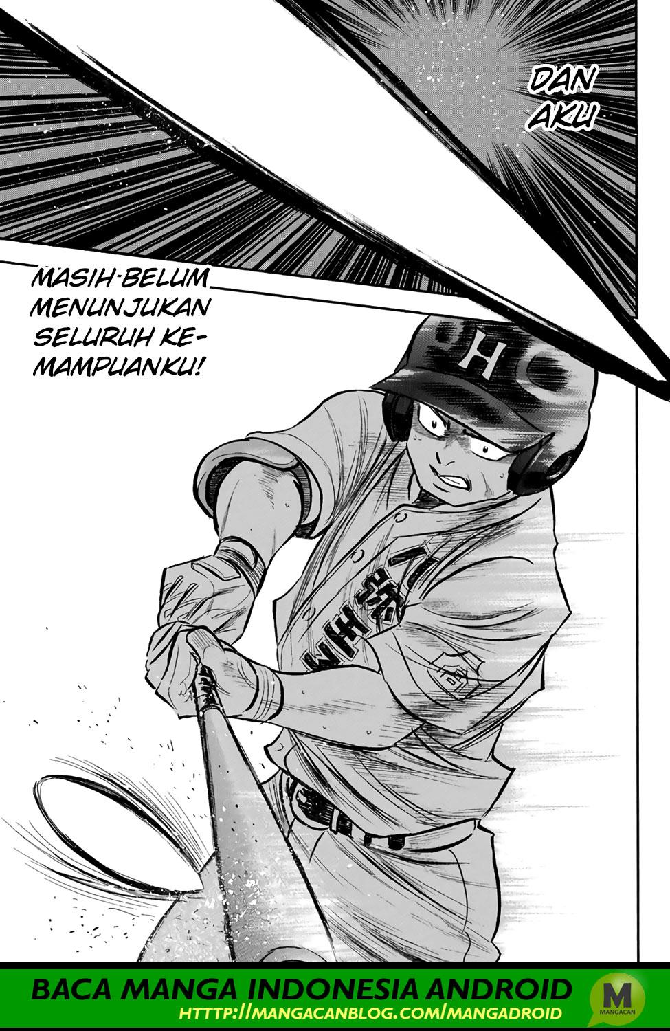 Diamond no Ace Act 2 Bab 167 halaman 17