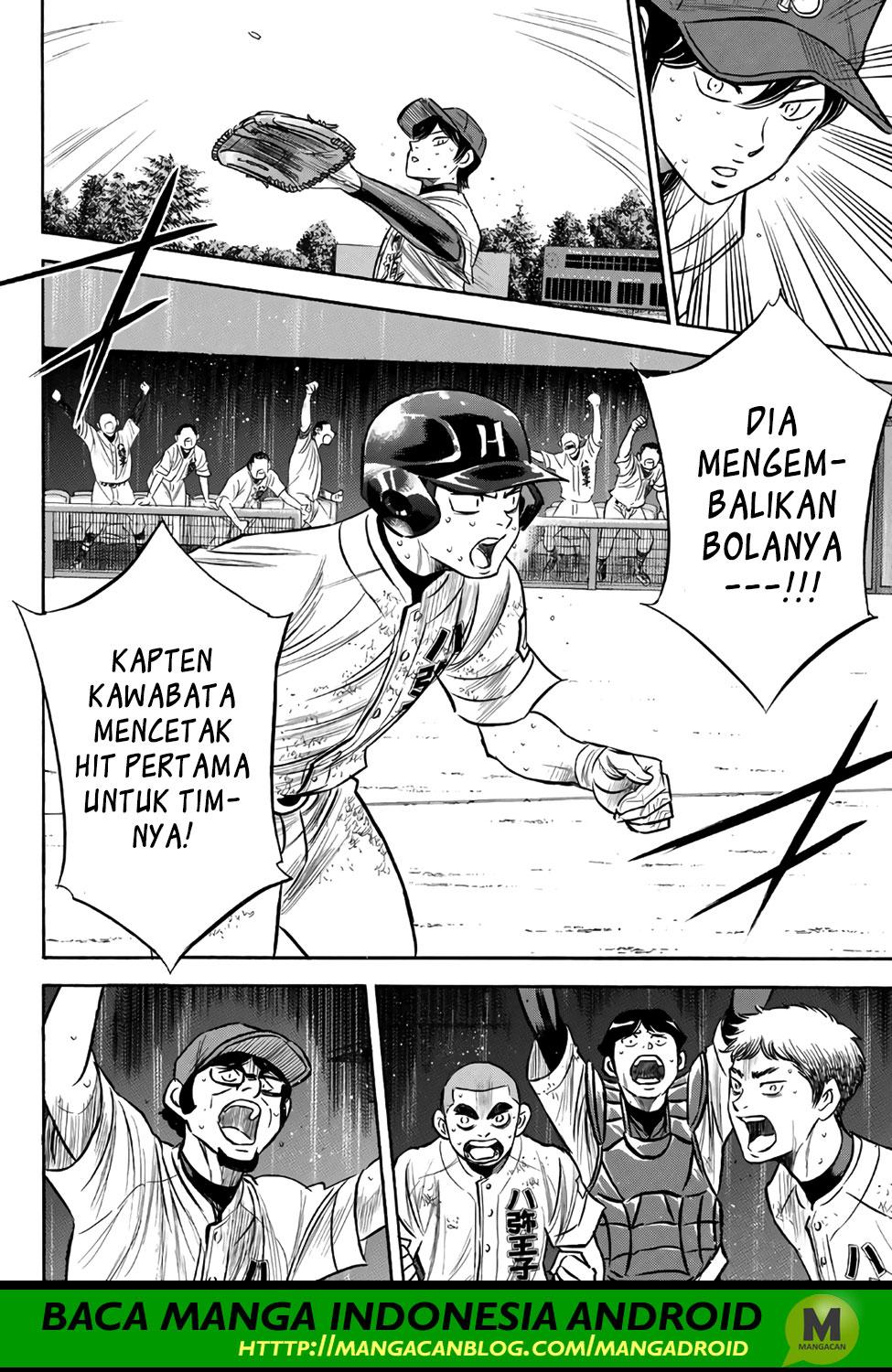 Diamond no Ace Act 2 Bab 167 halaman 18