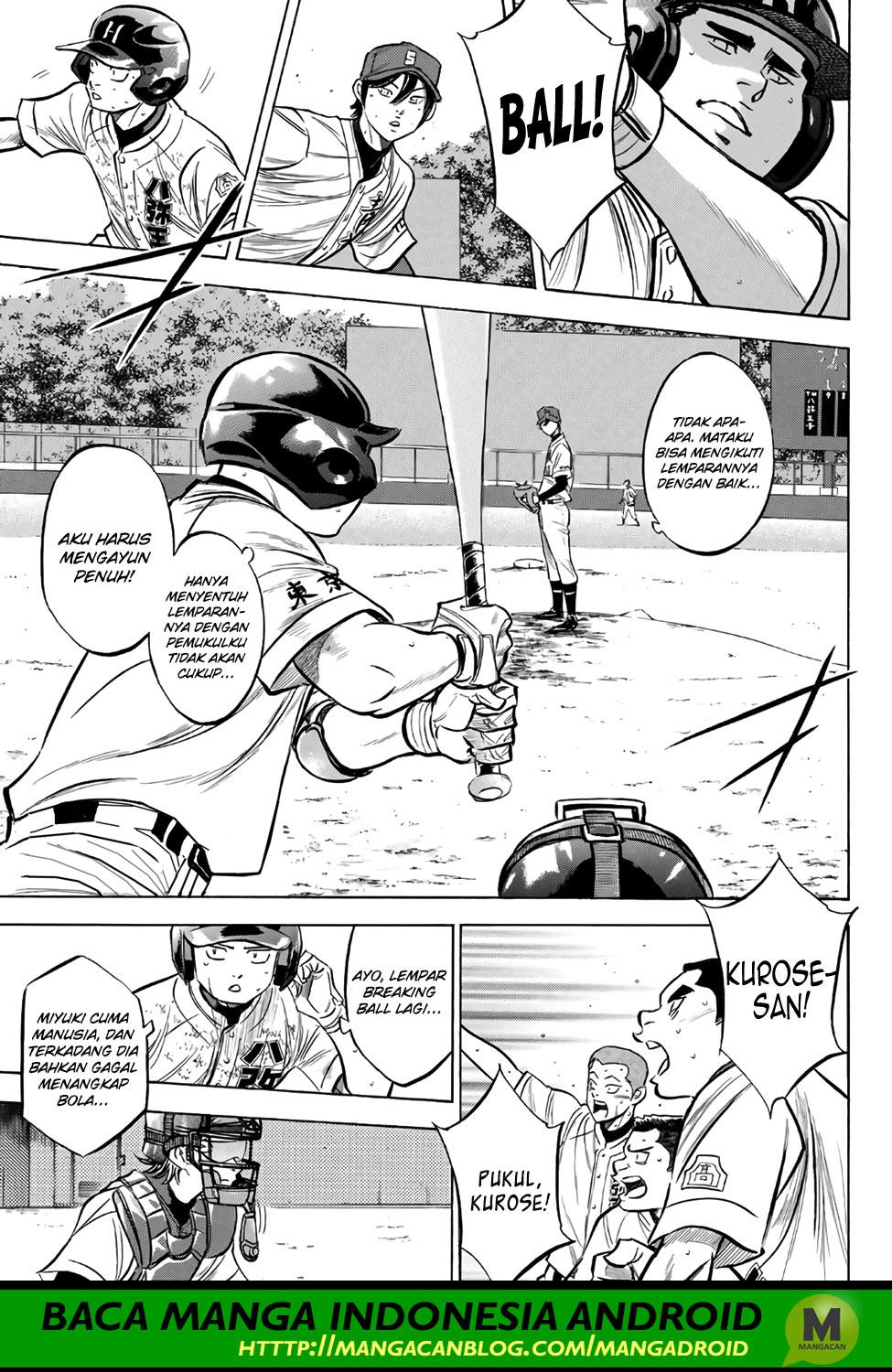 Diamond no Ace Act 2 chapter 168 halaman 3