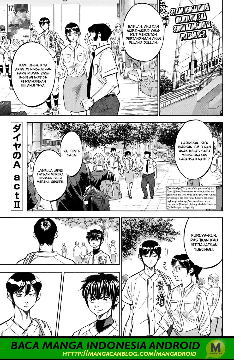 Diamond no Ace Act 2 chapter 169 halaman 1