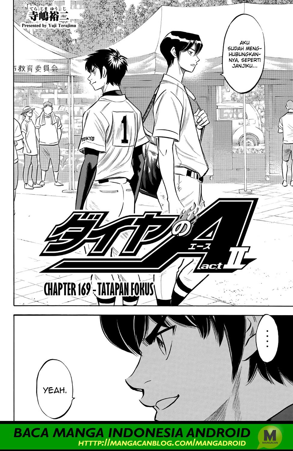 Diamond no Ace Act 2 chapter 169 halaman 2