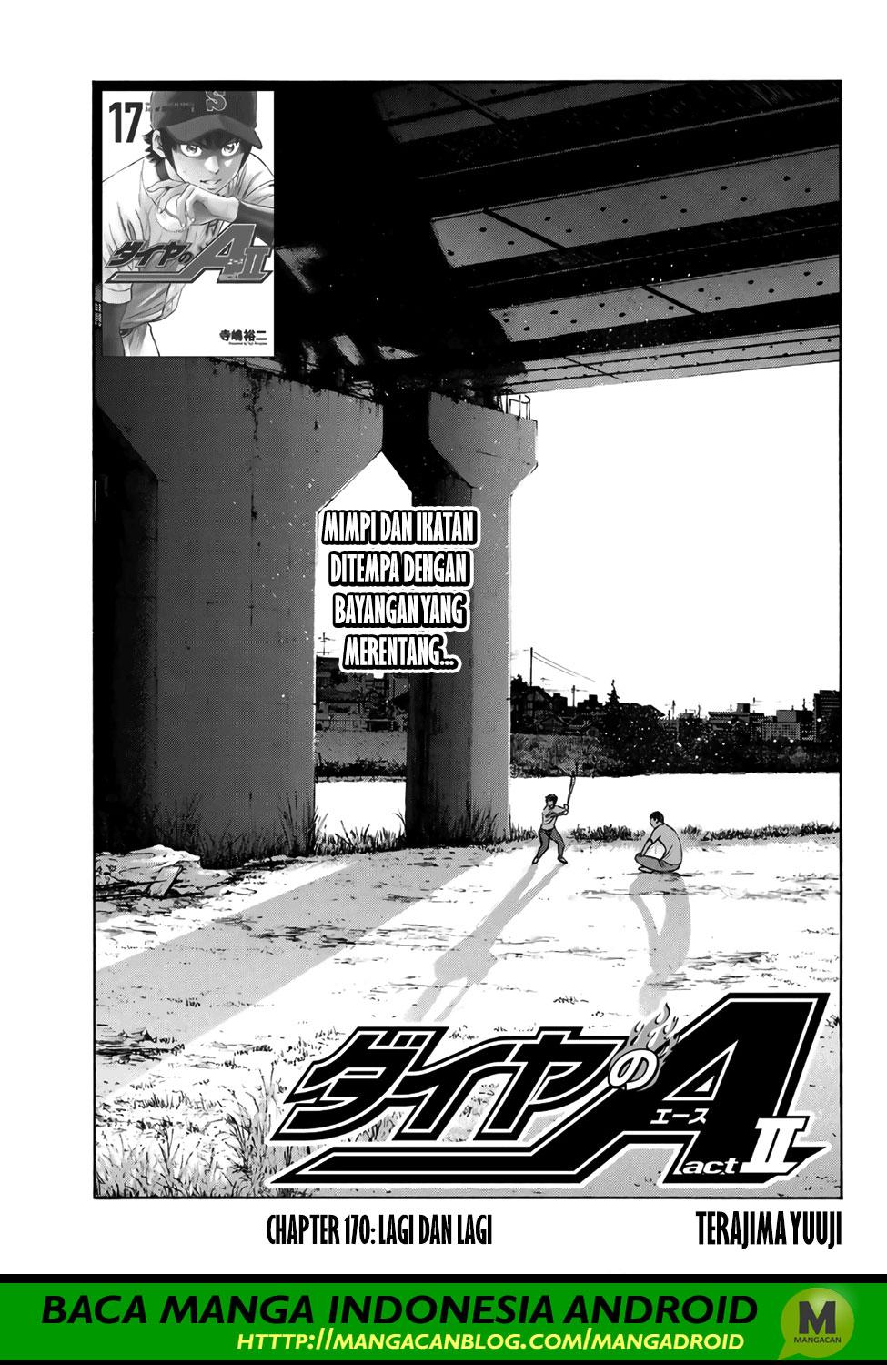 Diamond no Ace Act 2 chapter 170 halaman 1