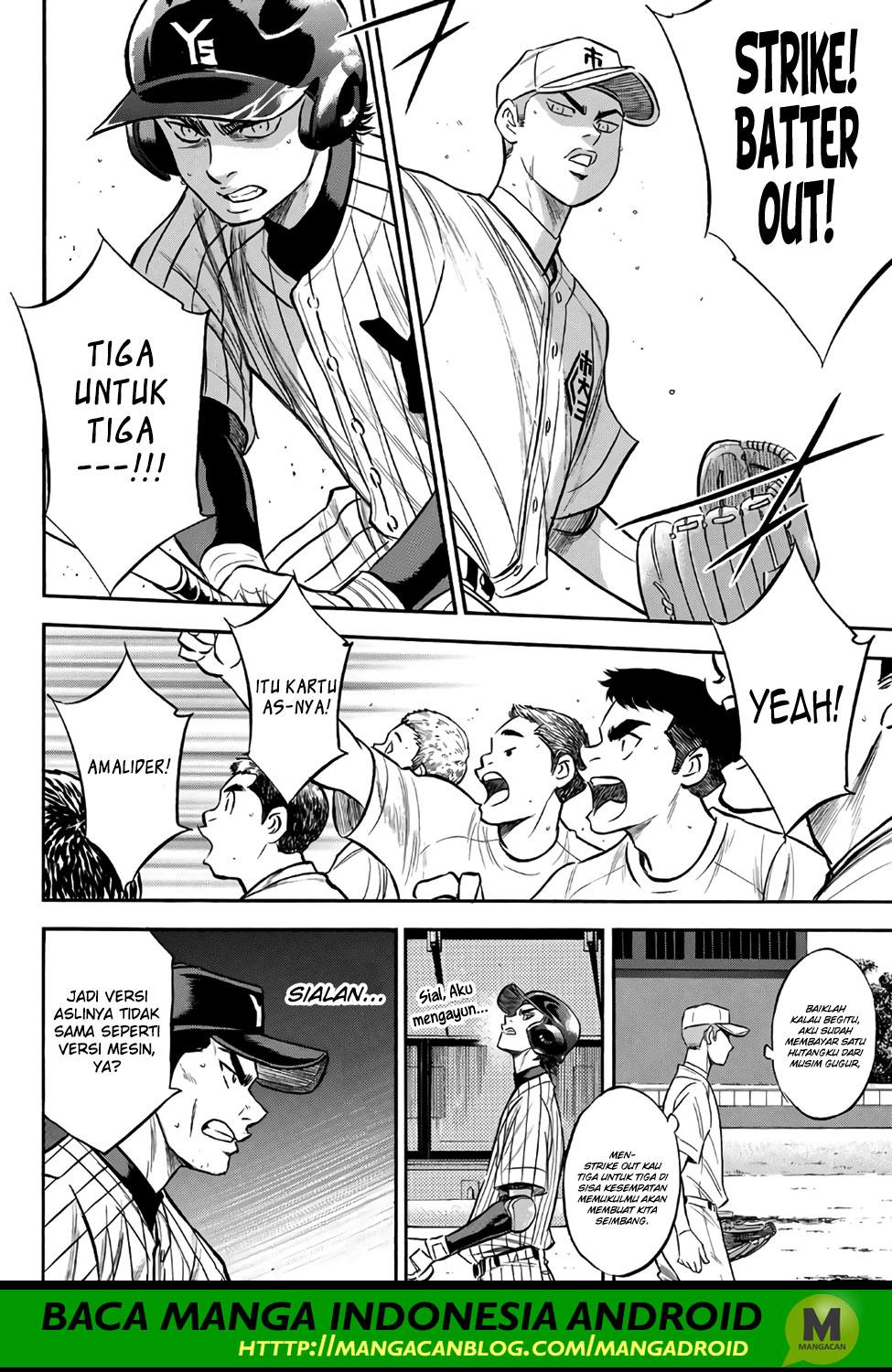 Diamond no Ace Act 2 chapter 173 halaman 12