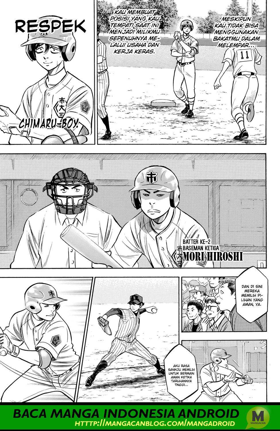 Diamond no Ace Act 2 Bab 174 halaman 7