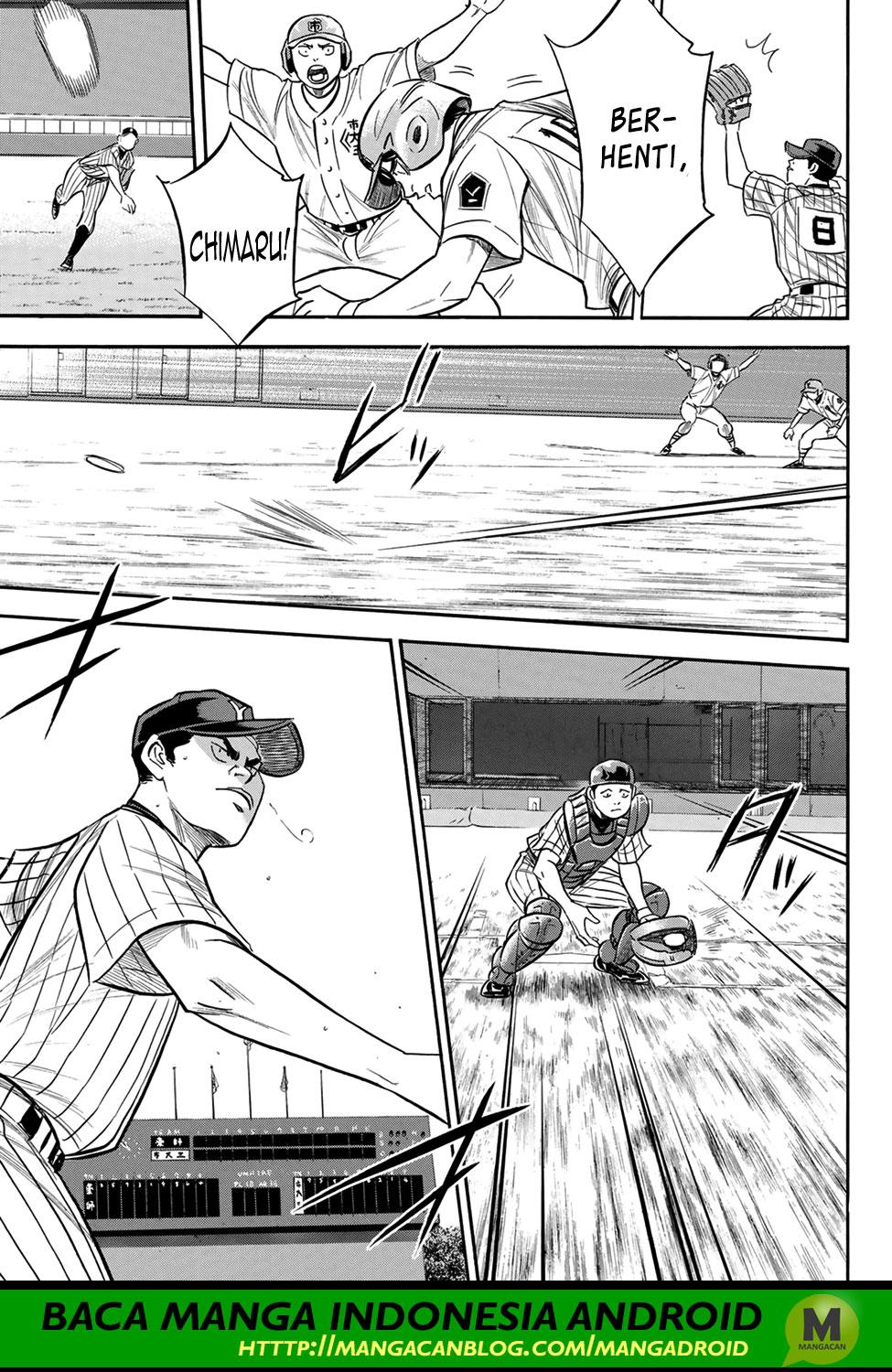 Diamond no Ace Act 2 Bab 174 halaman 19