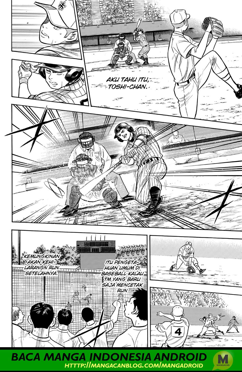 Diamond no Ace Act 2 Bab 175 halaman 18