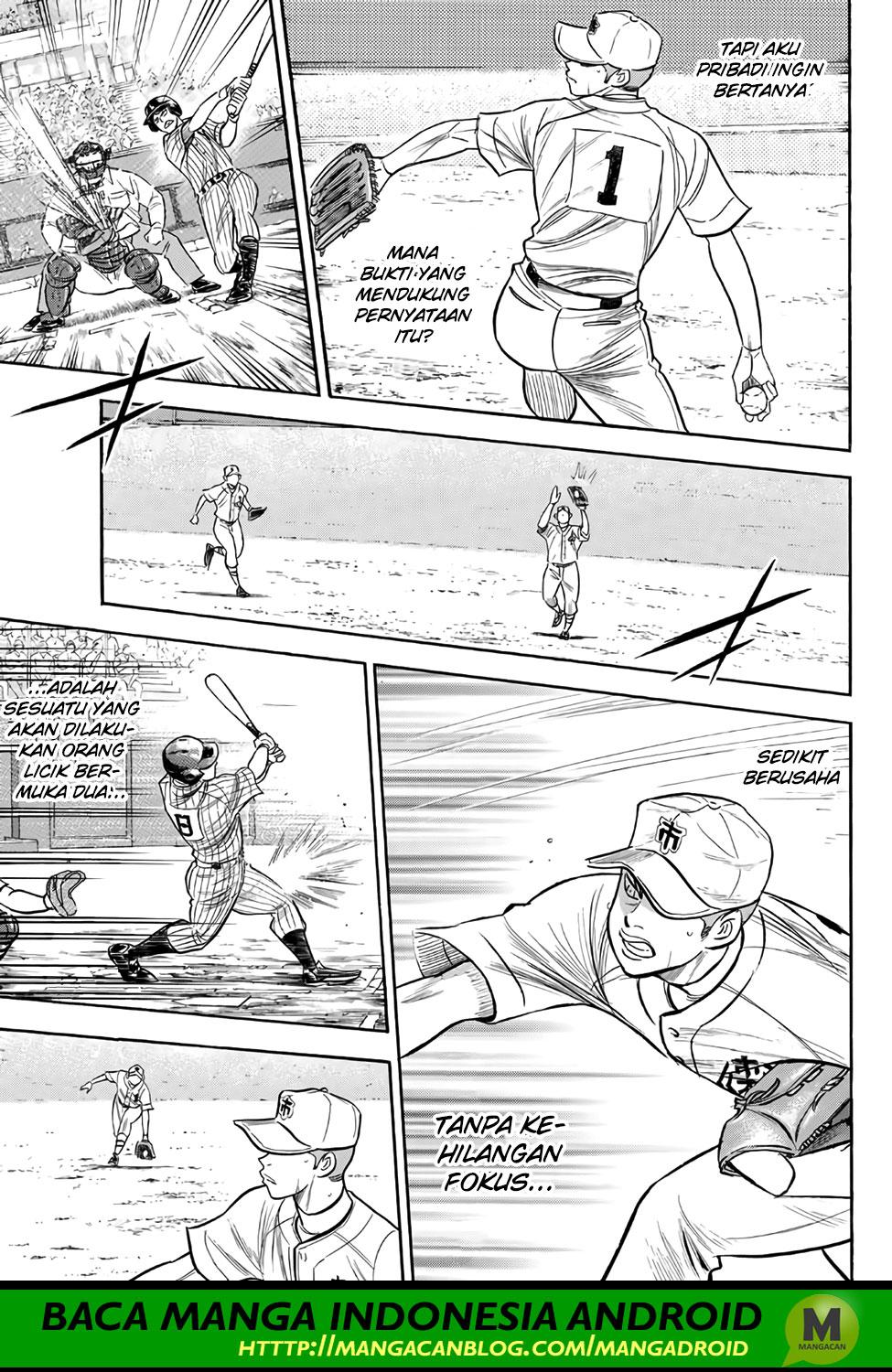 Diamond no Ace Act 2 Bab 175 halaman 19