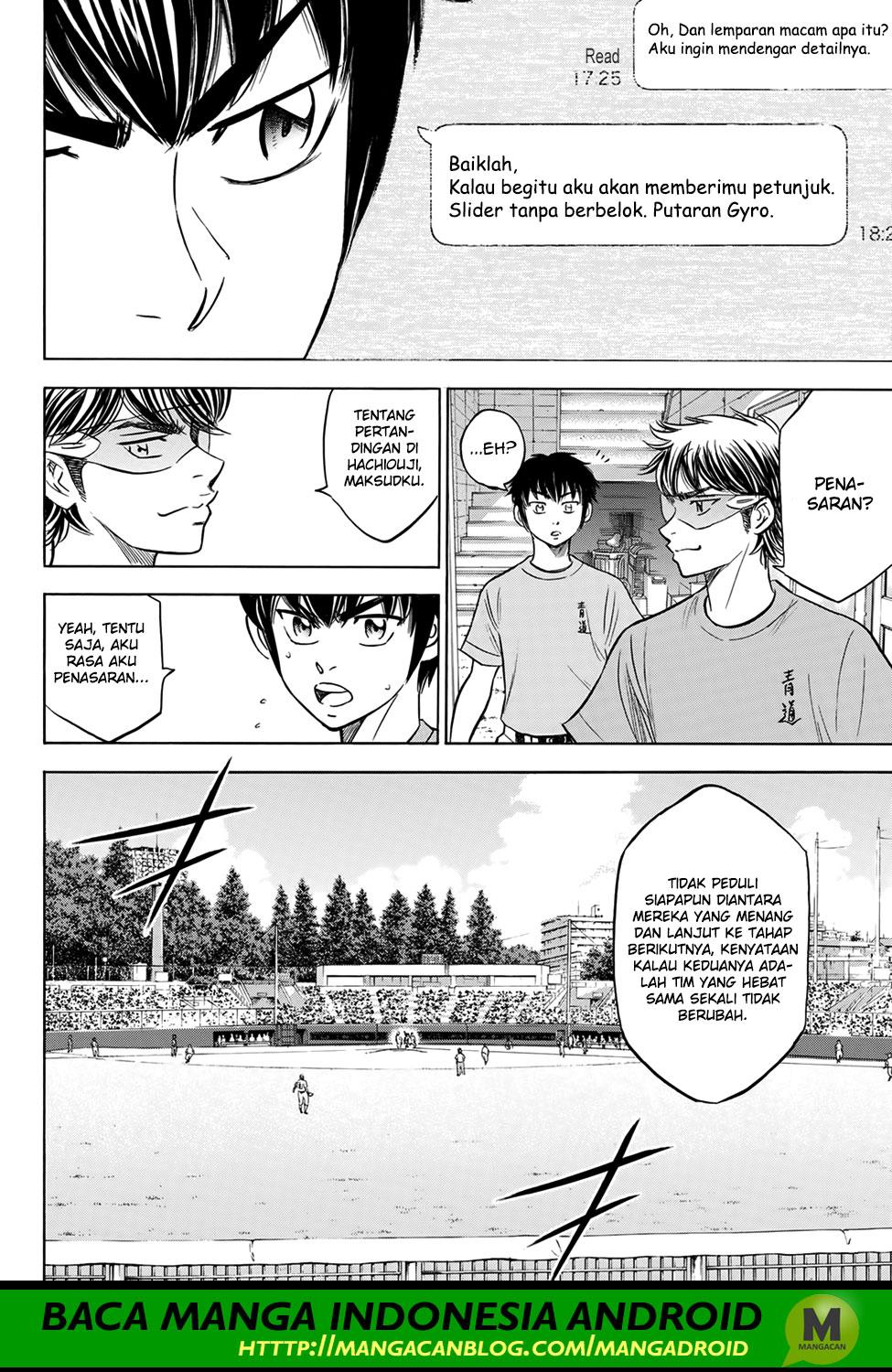 Diamond no Ace Act 2 Bab 176 halaman 6