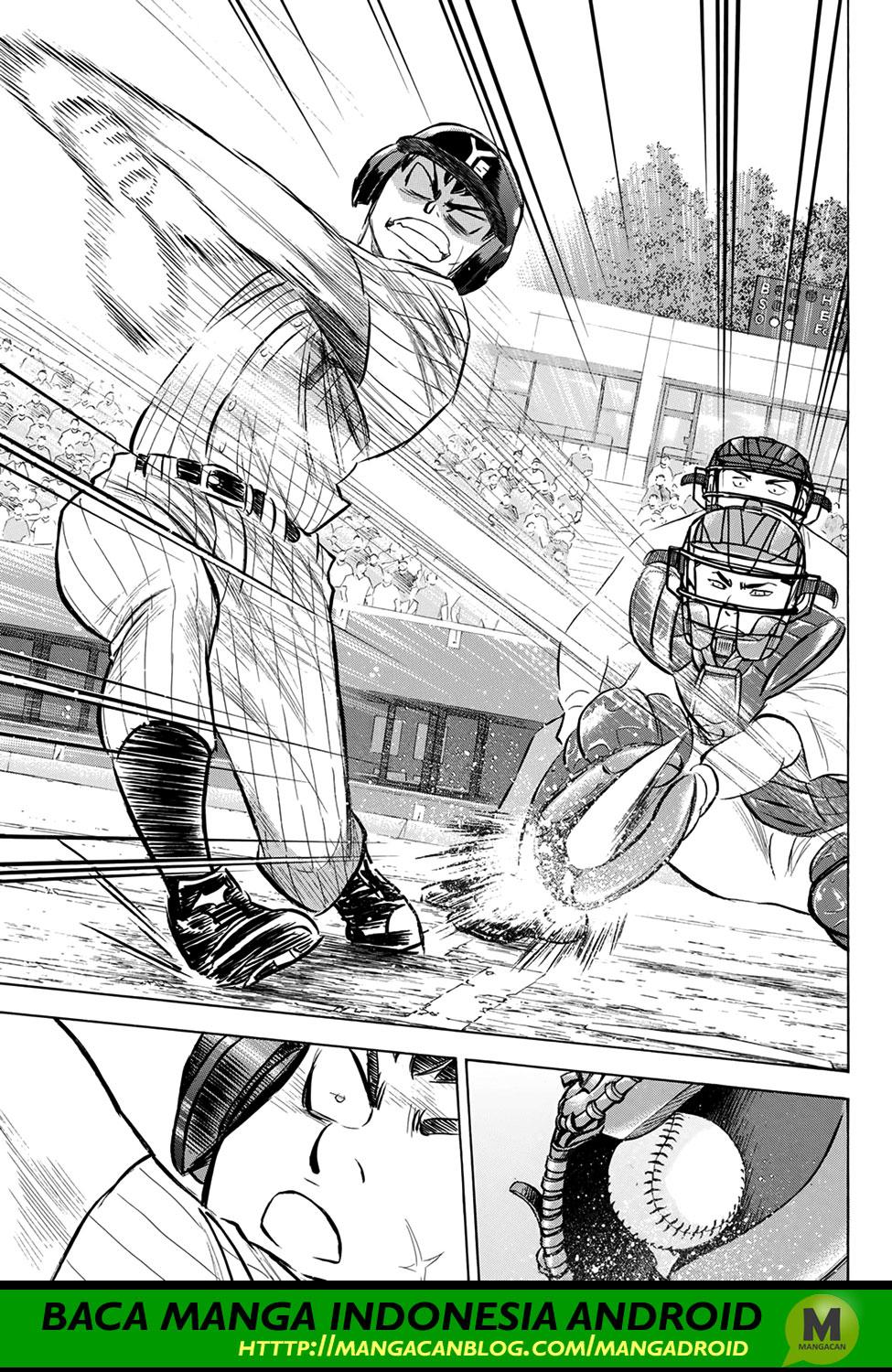 Diamond no Ace Act 2 Bab 176 halaman 13