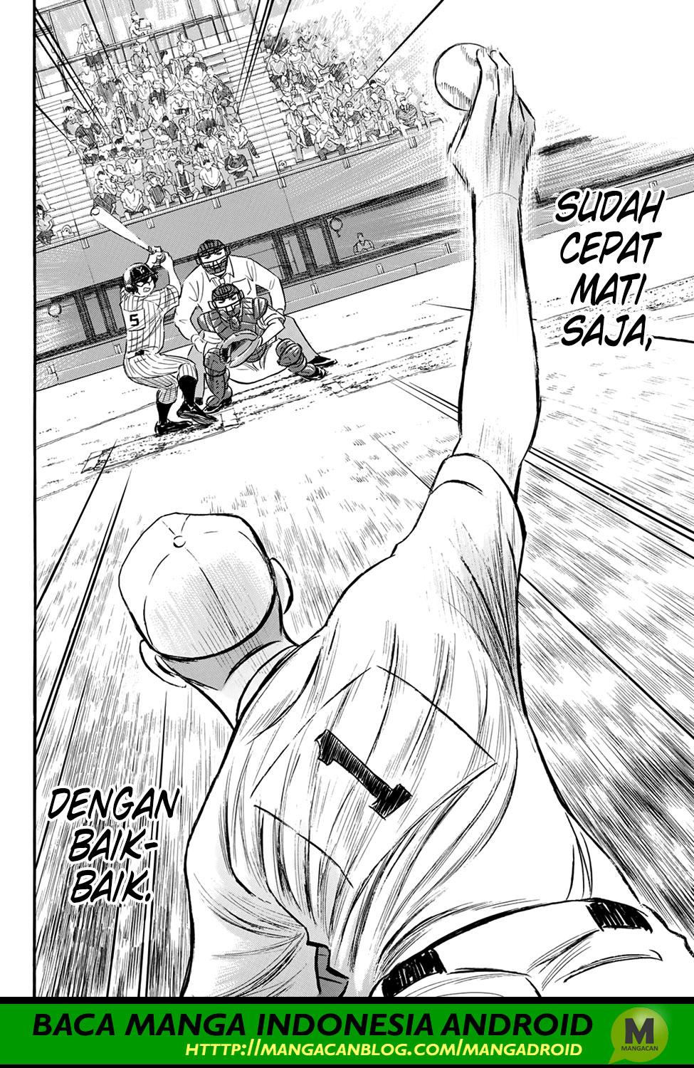 Diamond no Ace Act 2 Bab 176 halaman 18