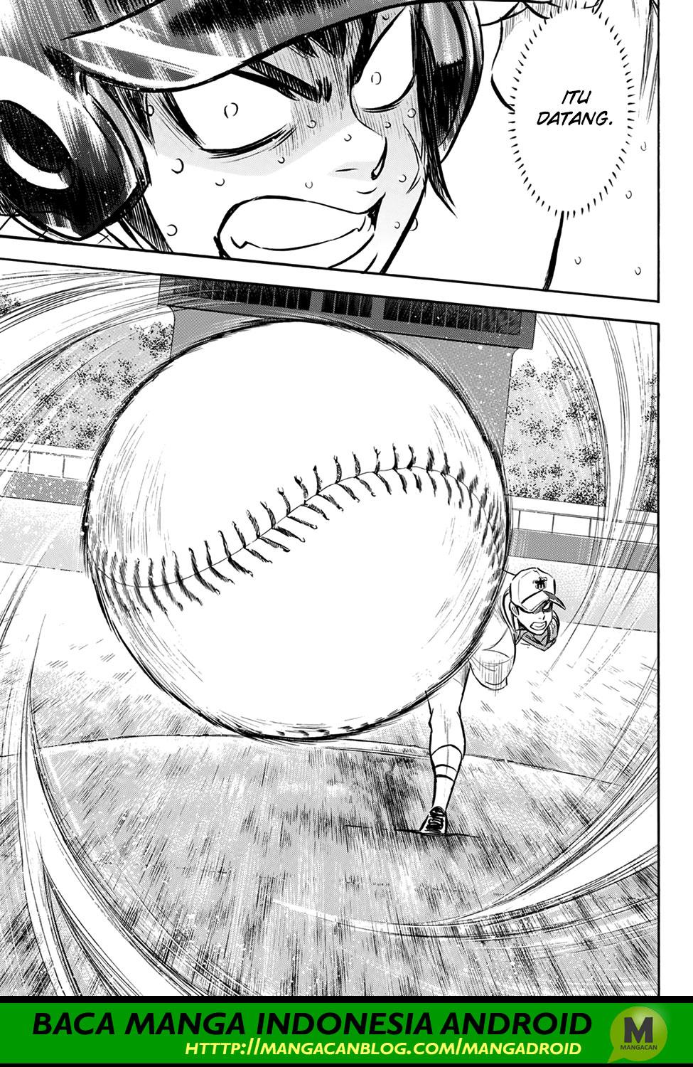 Diamond no Ace Act 2 Bab 176 halaman 19
