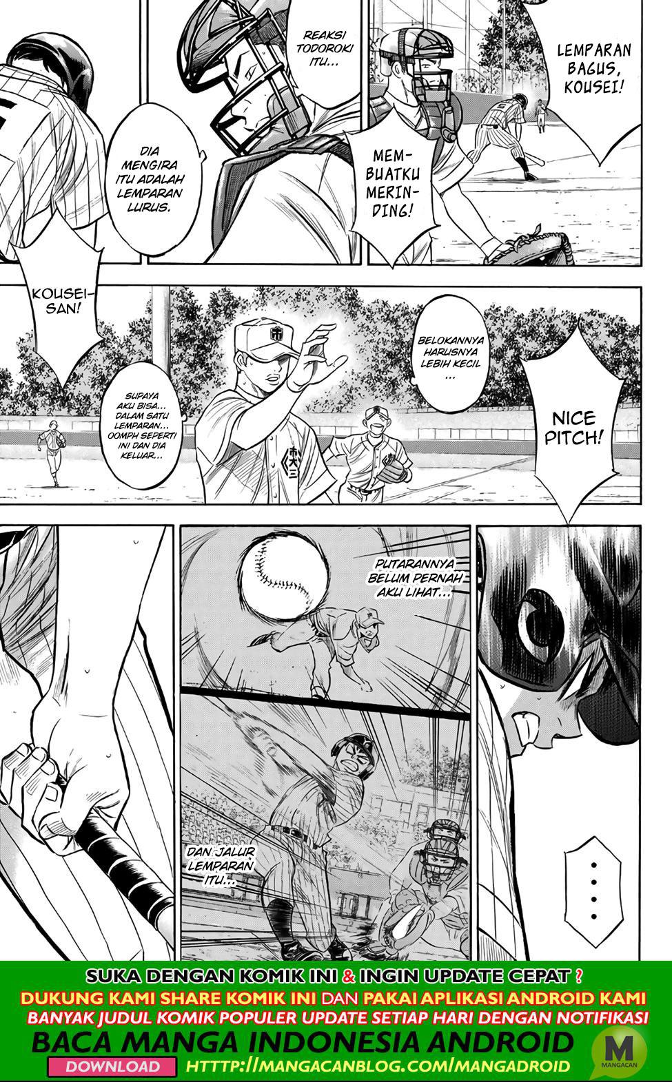 Diamond no Ace Act 2 Bab 177 halaman 3