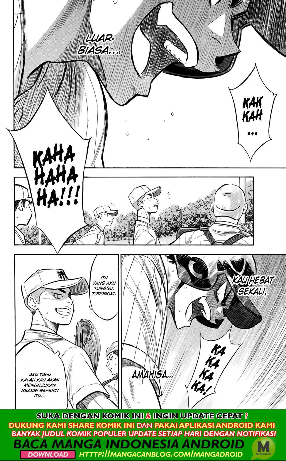 Diamond no Ace Act 2 Bab 177 halaman 4