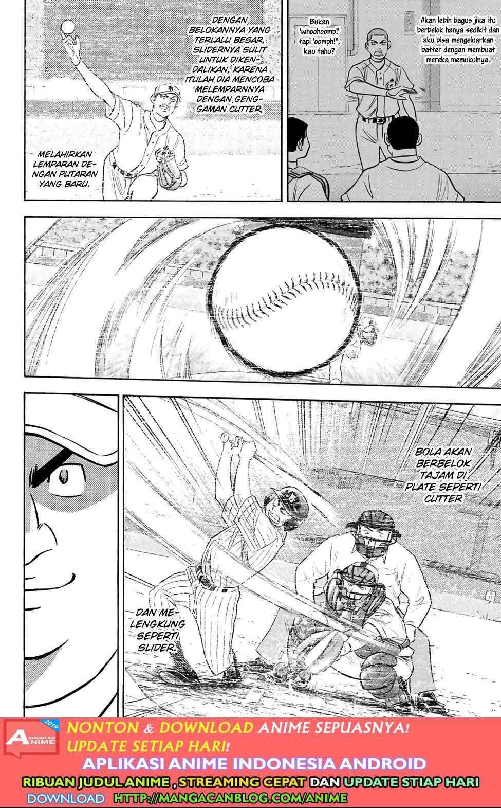 Diamond no Ace Act 2 Bab 177 halaman 6