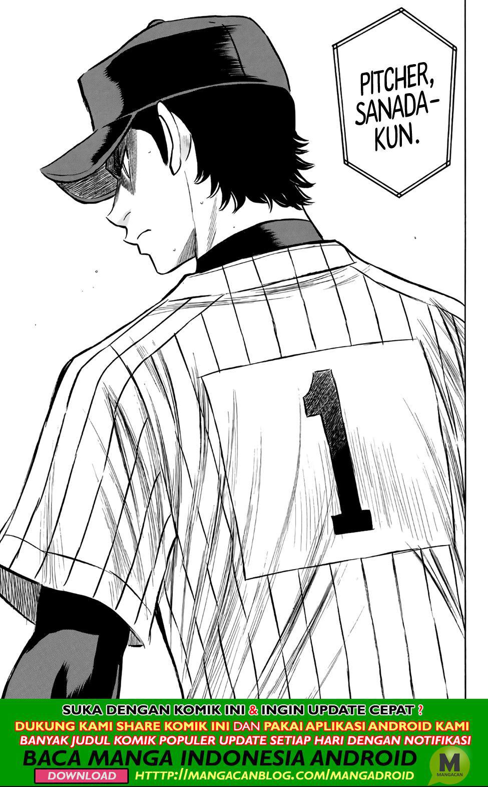 Diamond no Ace Act 2 Bab 177 halaman 11