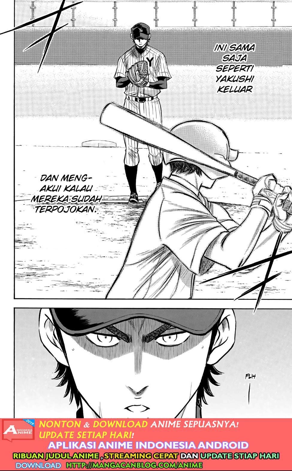 Diamond no Ace Act 2 Bab 177 halaman 14