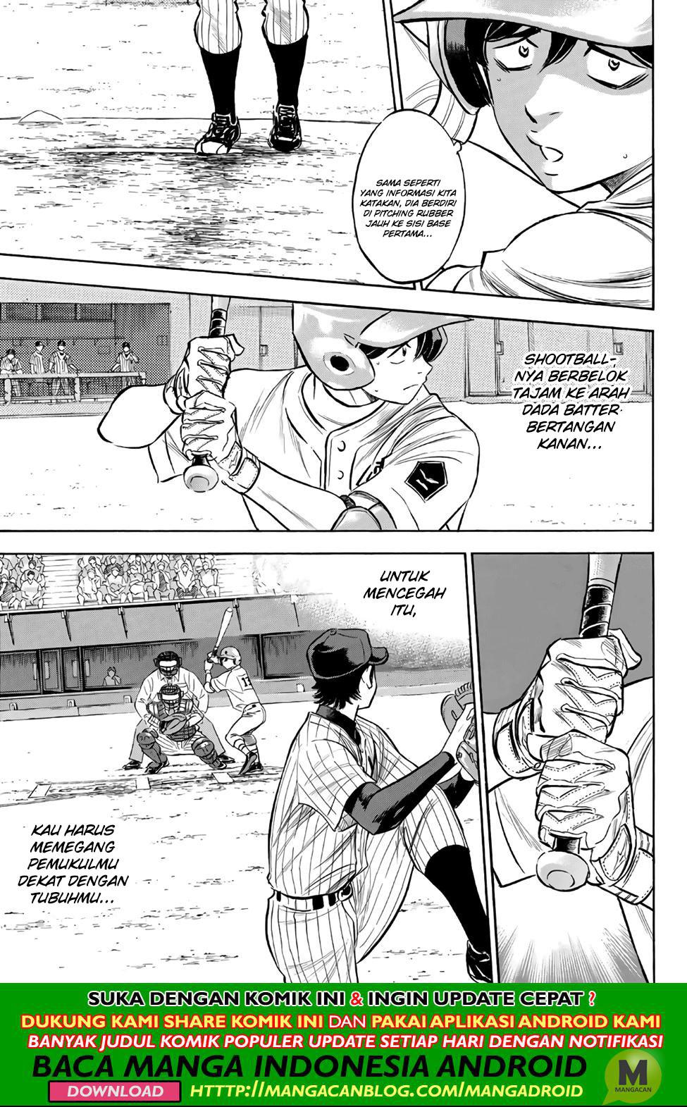 Diamond no Ace Act 2 Bab 177 halaman 15