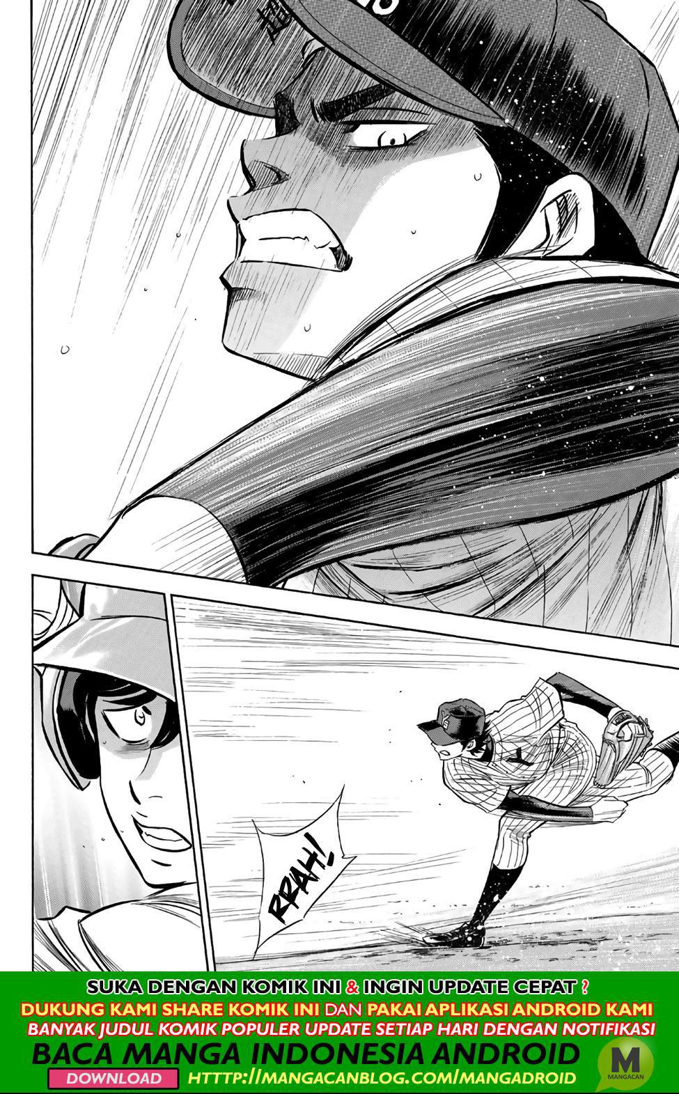 Diamond no Ace Act 2 Bab 177 halaman 16