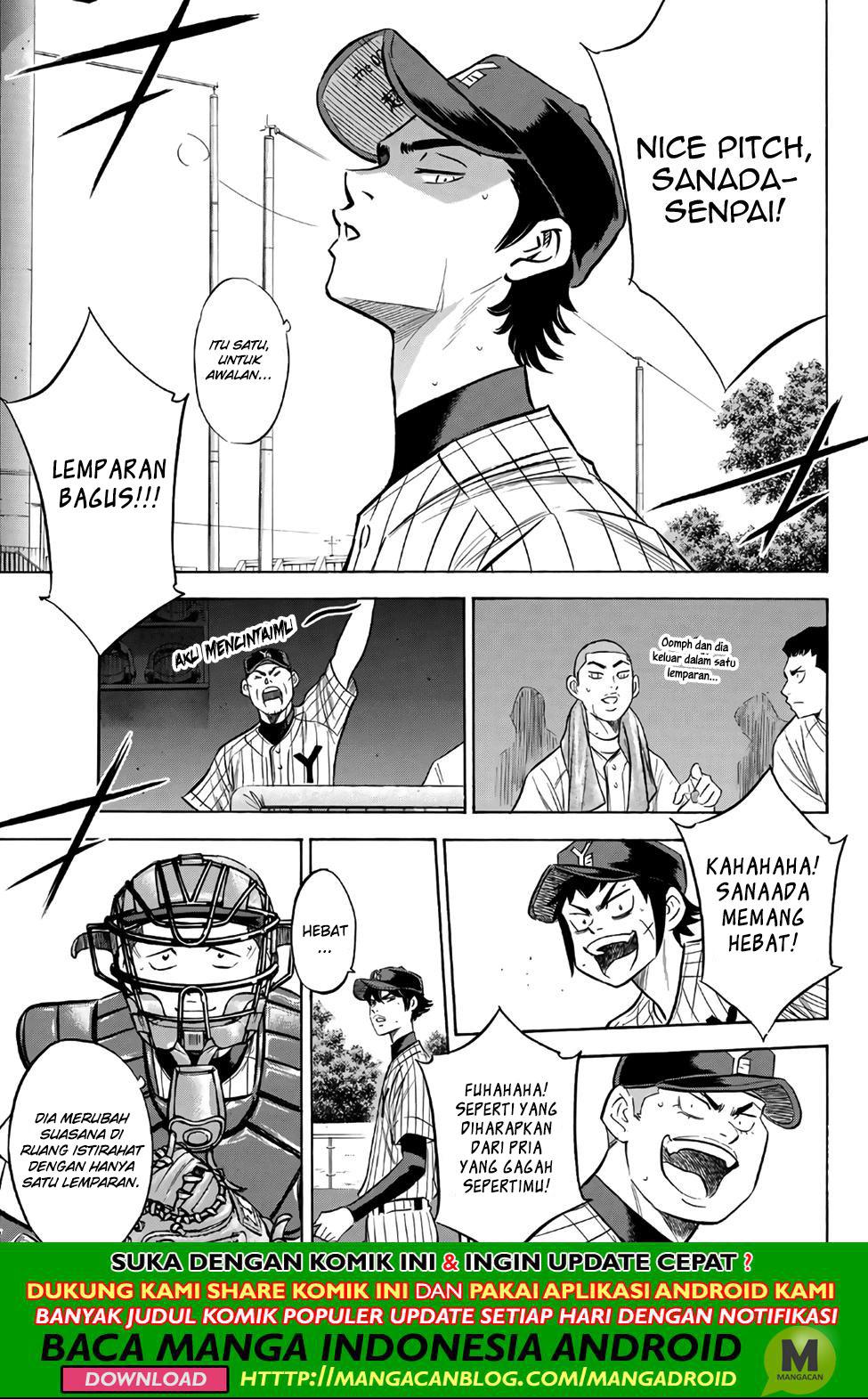Diamond no Ace Act 2 Bab 177 halaman 19