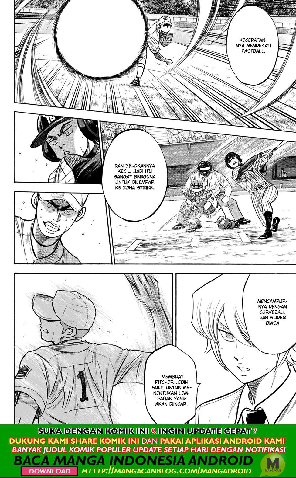 Diamond no Ace Act 2 chapter 179 halaman 8